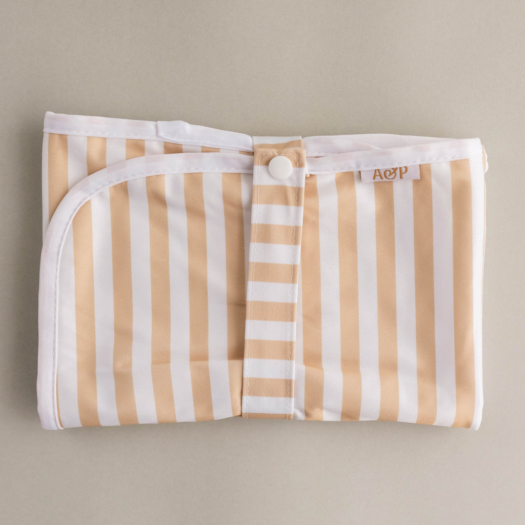 Summer Stripe Mat Cloth designed and owned cloth nappies. Sustainable baby products. Alice&Patrick Boutique