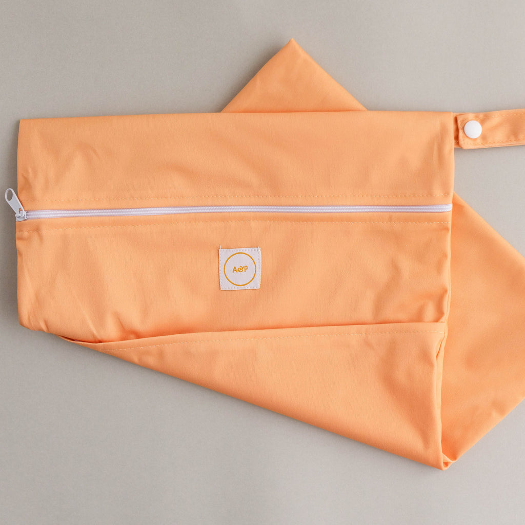Sand Dune Wet/Dry Bag Cloth designed and owned cloth nappies. Sustainable baby products. Alice&Patrick Boutique