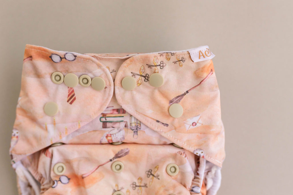 Wizardry Cloth Nappy Cloth designed and owned cloth nappies. Sustainable baby products. Alice&Patrick Boutique