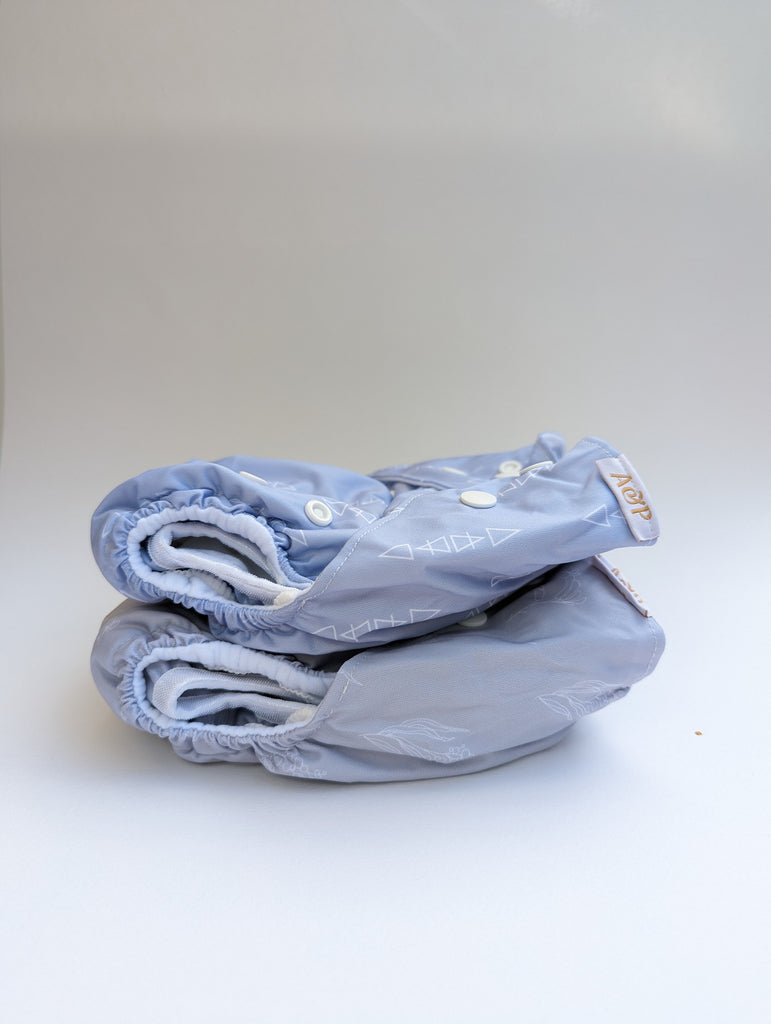 Trial Nappy Pack Cloth designed and owned cloth nappies. Sustainable baby products. Alice&Patrick Boutique Pack 6